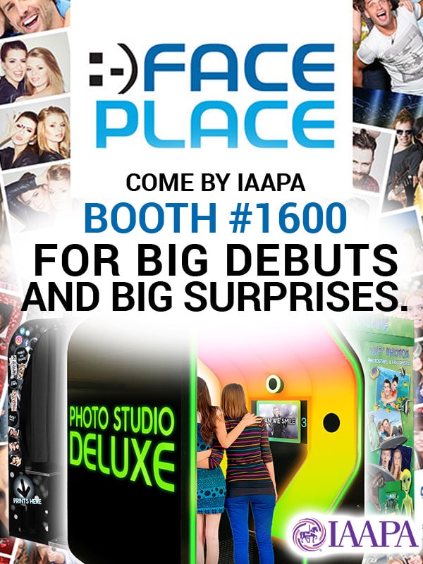 Face Place Promises Big Debuts, The Launch of the Smile 2.0 Network and More at IAAPA 2016 Booth #1600